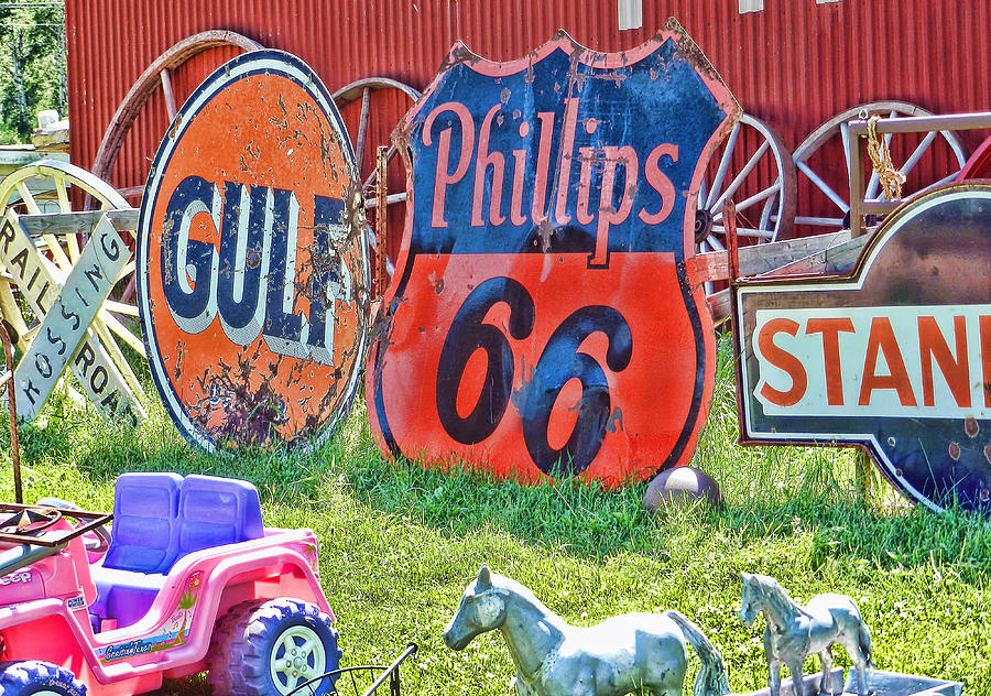 scenes from an Antique Store in South Dakota Photograph by Cathy Anderson