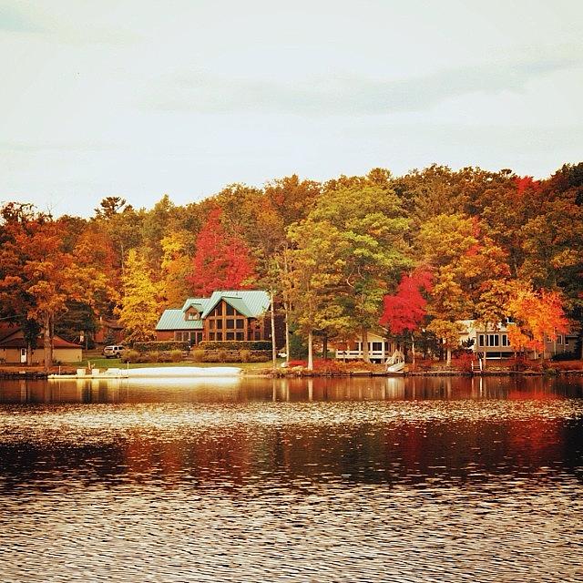 Scenes From The Lake At @woodloch In Photograph by Vivienne Gucwa