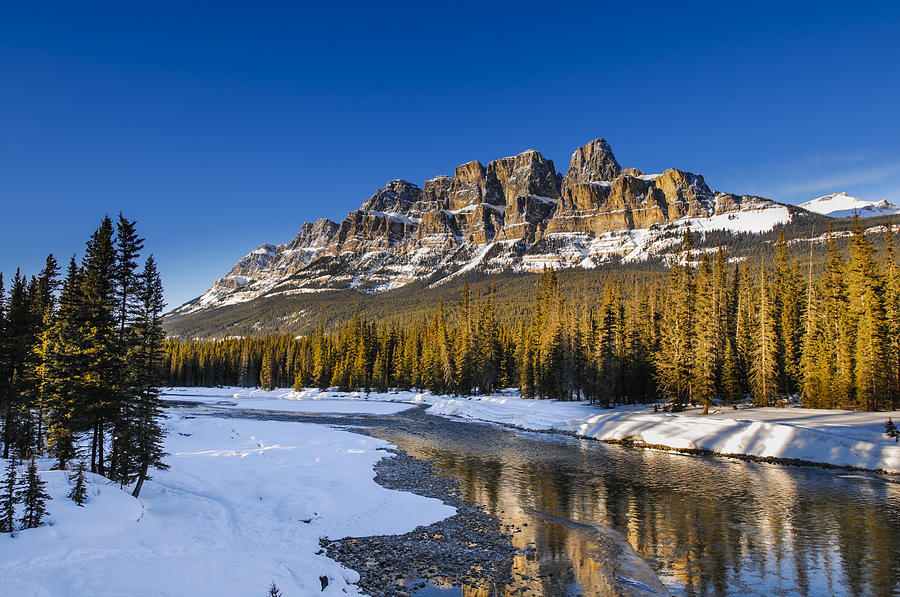 Scenic Castle Mountain Photograph by Brandon Smith | Pixels