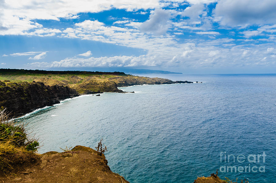 Scenic coastline on Maui Hawaii USA Photograph by Don Landwehrle
