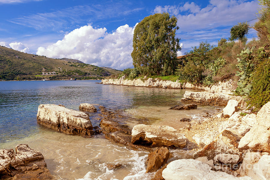 Scenic Kassiopi on Corfu horizontal Photograph by Paul Cowan