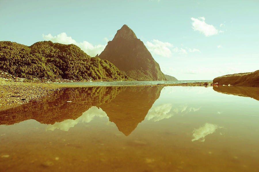 Scenic Landscape Reflection With Photograph by Jaminwell