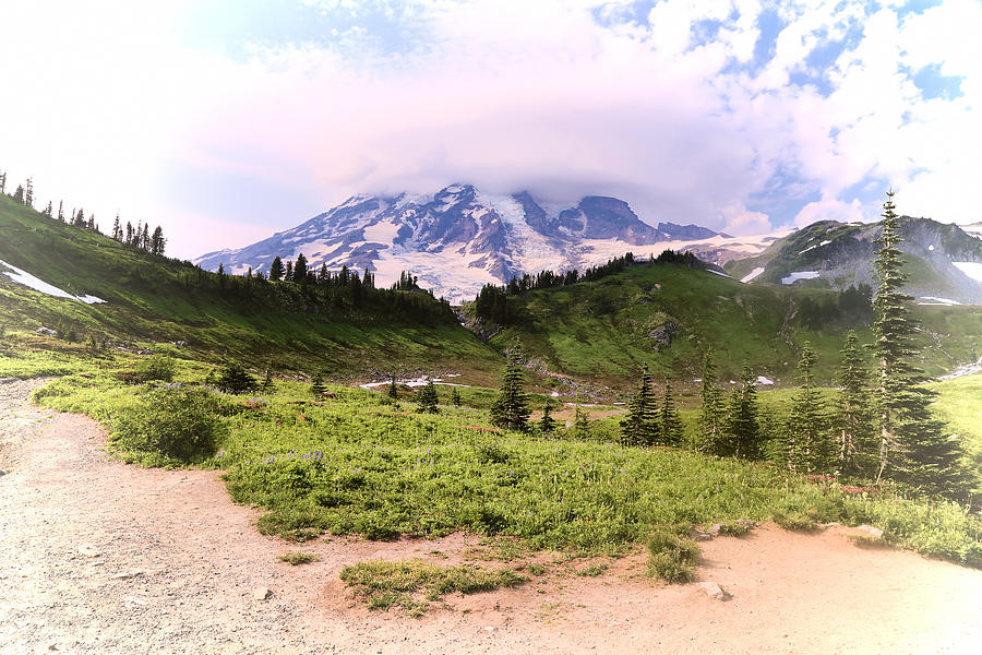 Scenic Mt. Rainier  Photograph by Athena Mckinzie
