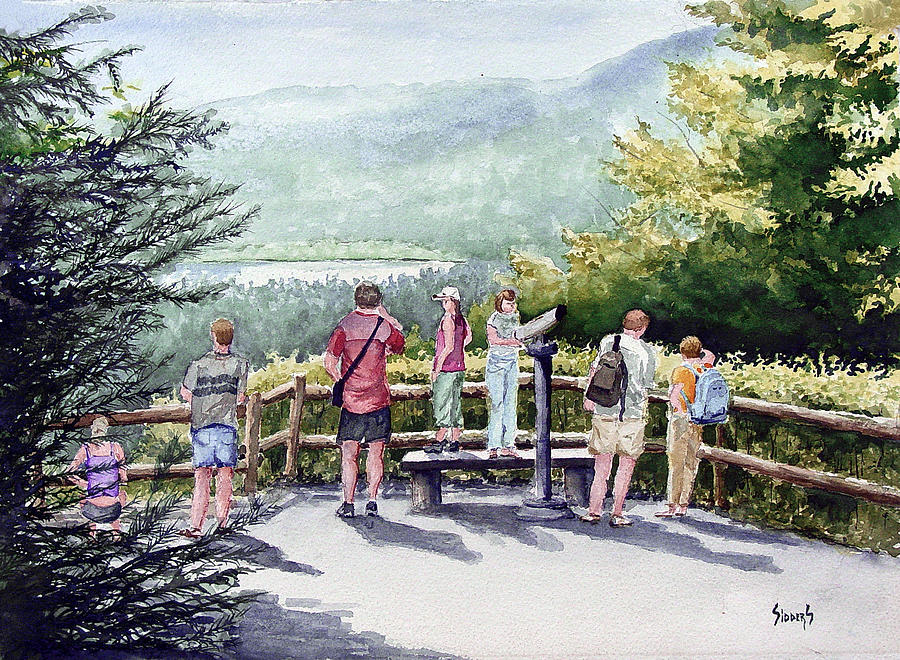 Scenic Overlook Painting by Sam Sidders
