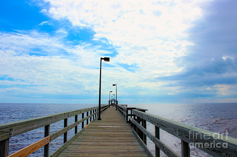 Scenic Pier Photograph by Tammy Chesney