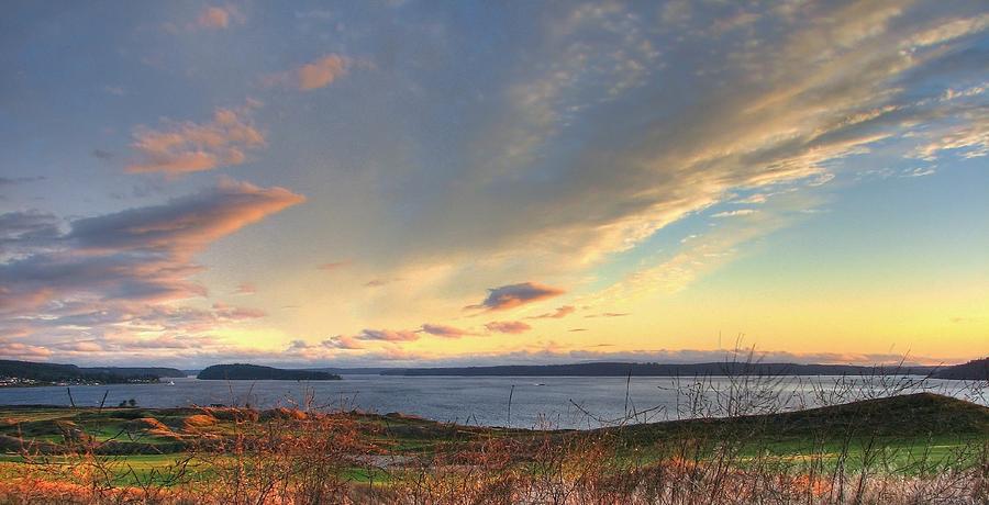 Scenic Splendor - Chambers Bay Golf Course Photograph by Chris Anderson