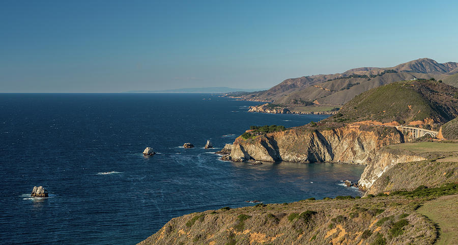 Scenic View Of Bixby Creek Bridge Photograph by Panoramic Images