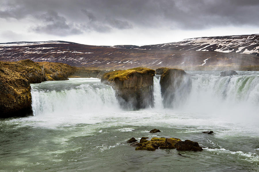 Scenic View Of Godafoss Waterfall Photograph by Blake Burton Pixels