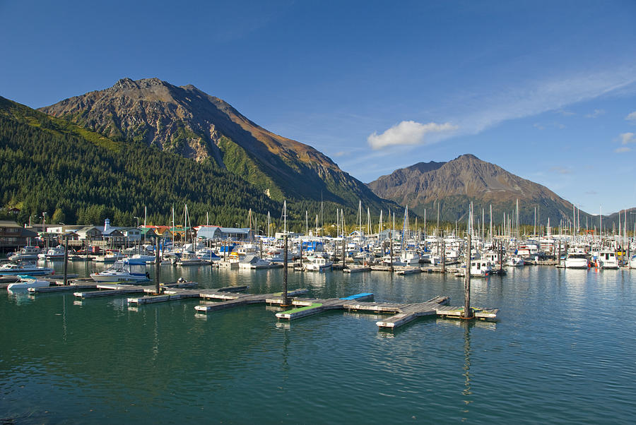 Scenic View Of The Seward Small Boat Photograph by Bill Scott - Fine ...