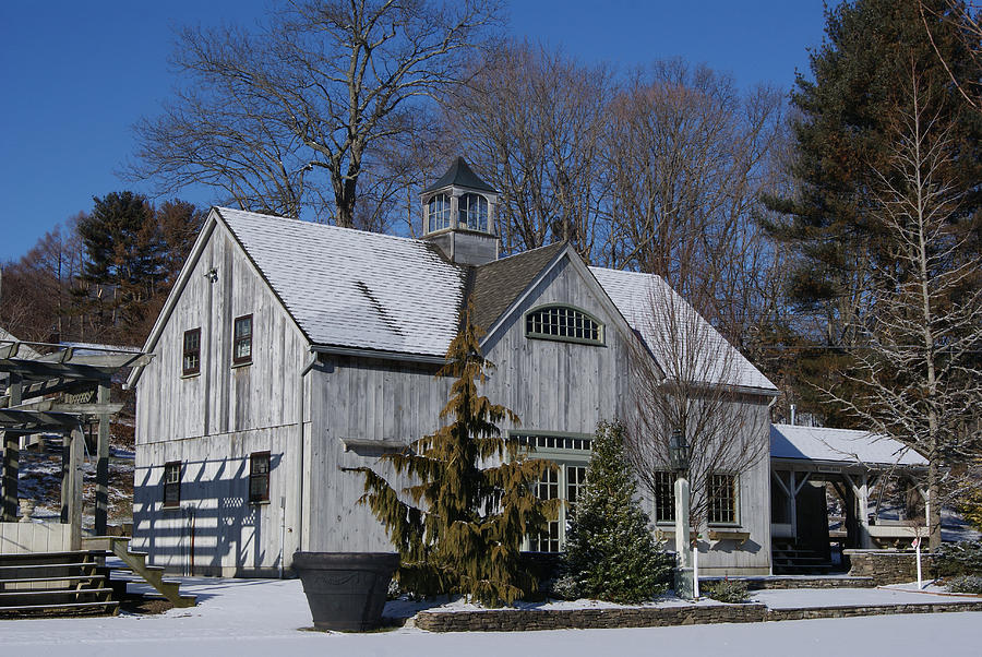 Scenic Winter Shed Photograph by Margie Avellino