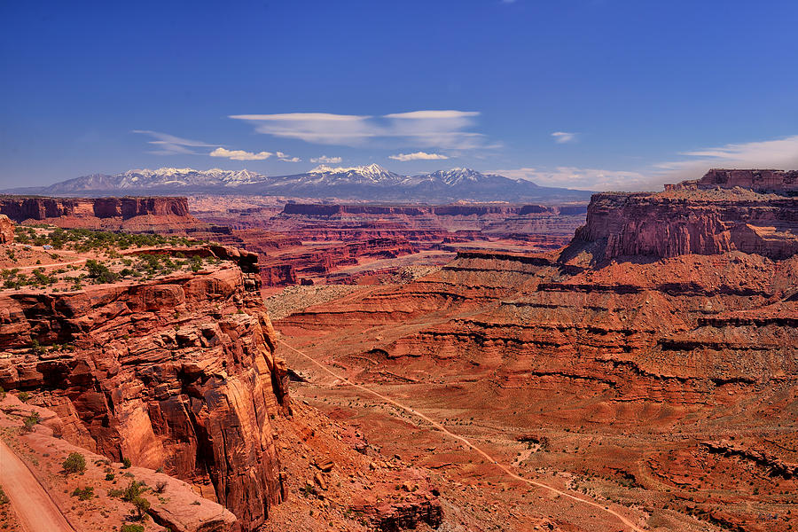 Canyonlands National Park Photograph - Schafer Overlook by Greg Norrell