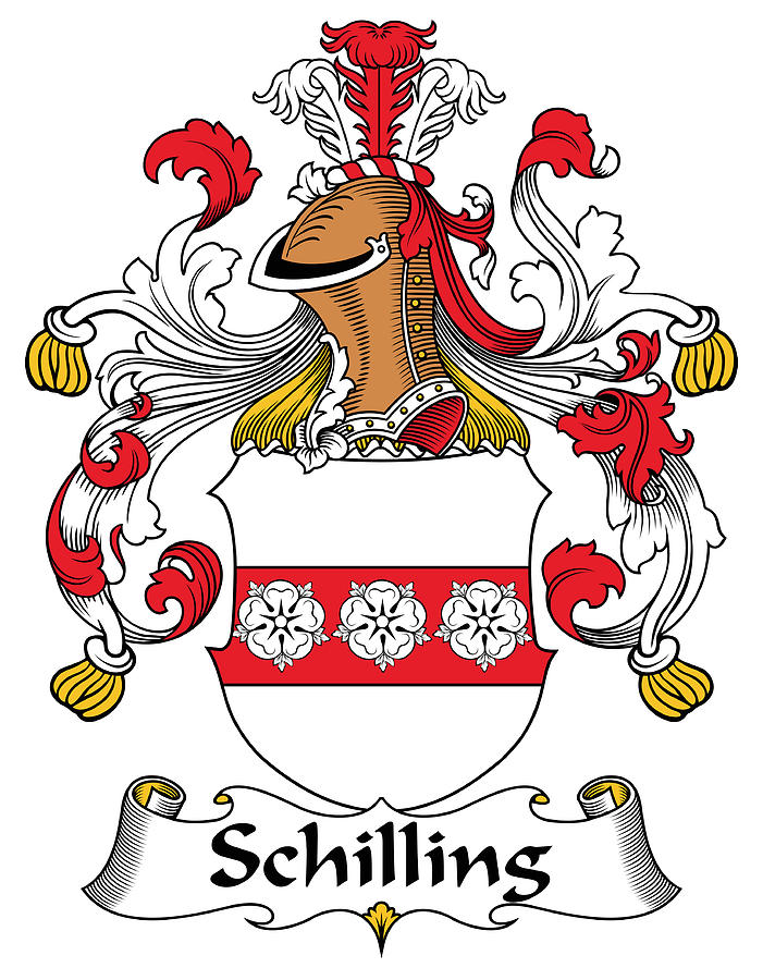 Schilling Coat of Arms German Digital Art by Heraldry - Pixels