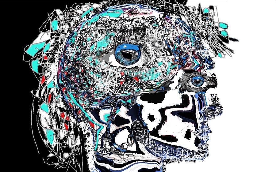 Fantasy Digital Art - Schizophrenia by Ricardo Mester