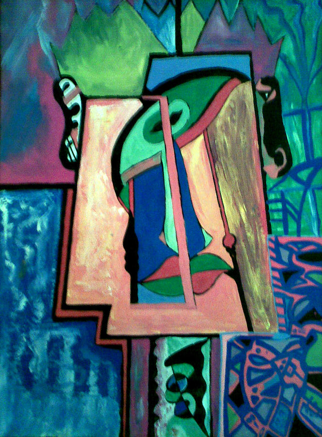 Schizophrenia Painting By Said Pixels   Schizophrenia Said 