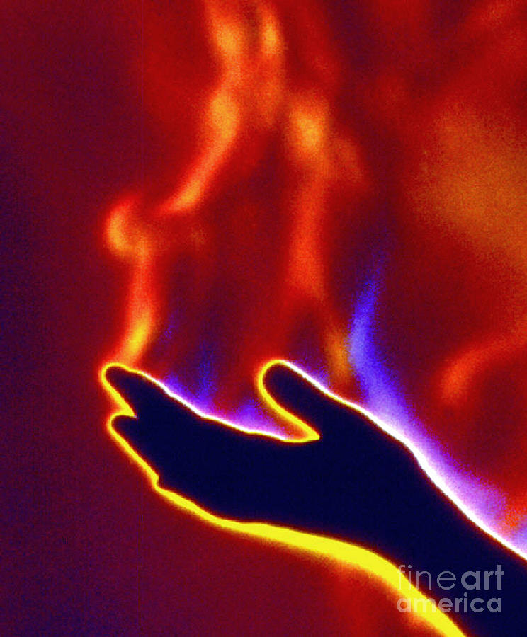 Schlieren Image Of Thermal Convection Photograph by Gary S. Settles