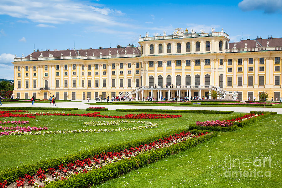 Schonbrunn Palace in Vienna #1 Photograph by JR Photography