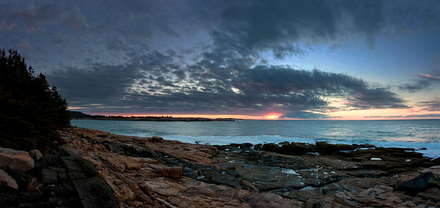 Schoodic Point Sunrise 7218 Photograph by Brent L Ander