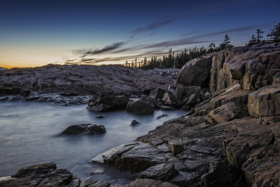 Acadia National Park Photograph - Schoodic Twilight by Rick Berk