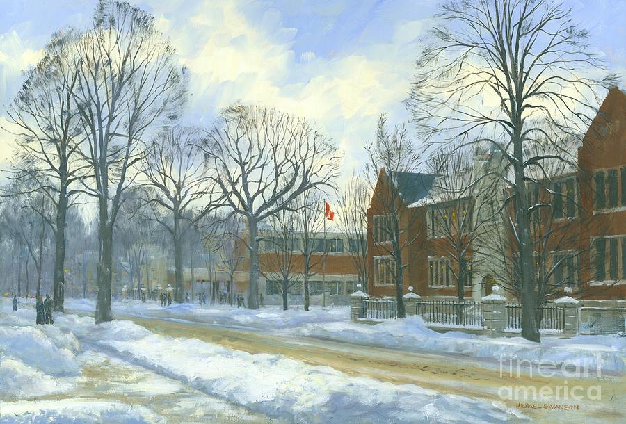 School Days Painting by Michael Swanson