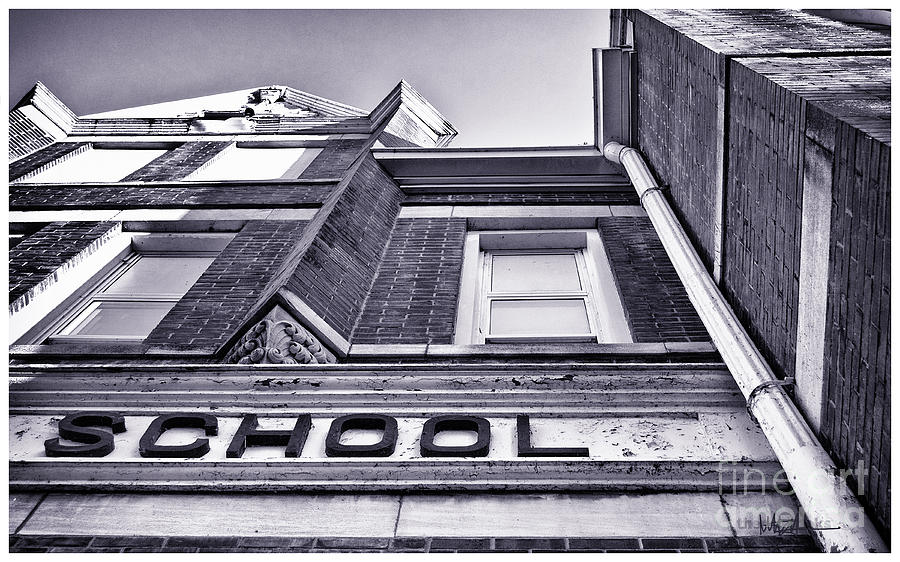 Architecture Photograph - School by Deb Mitchell