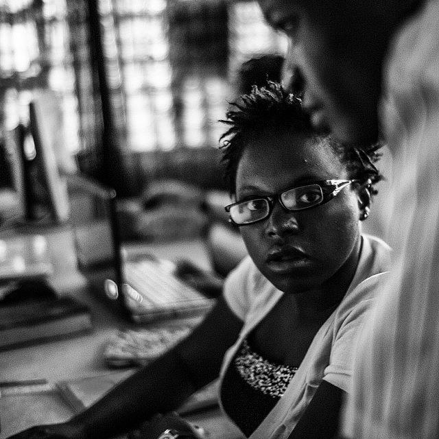Training Photograph - School Of Design, Nigeria. I Am So by Aleck Cartwright
