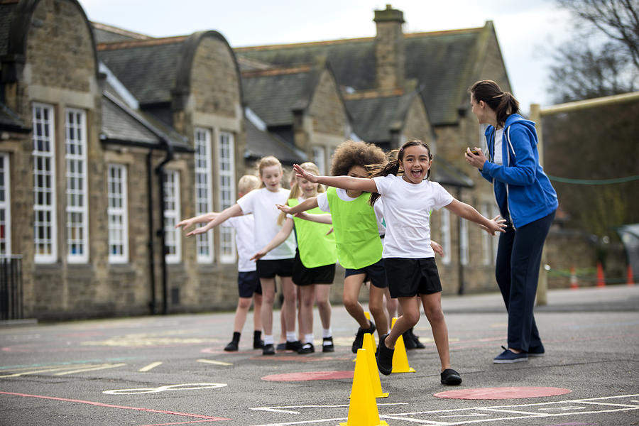 School Sports Lesson Photograph by SolStock
