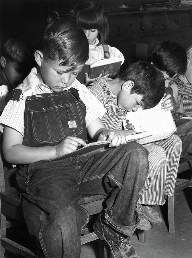 Schoolchildren, 1941 Photograph by Granger - Fine Art America