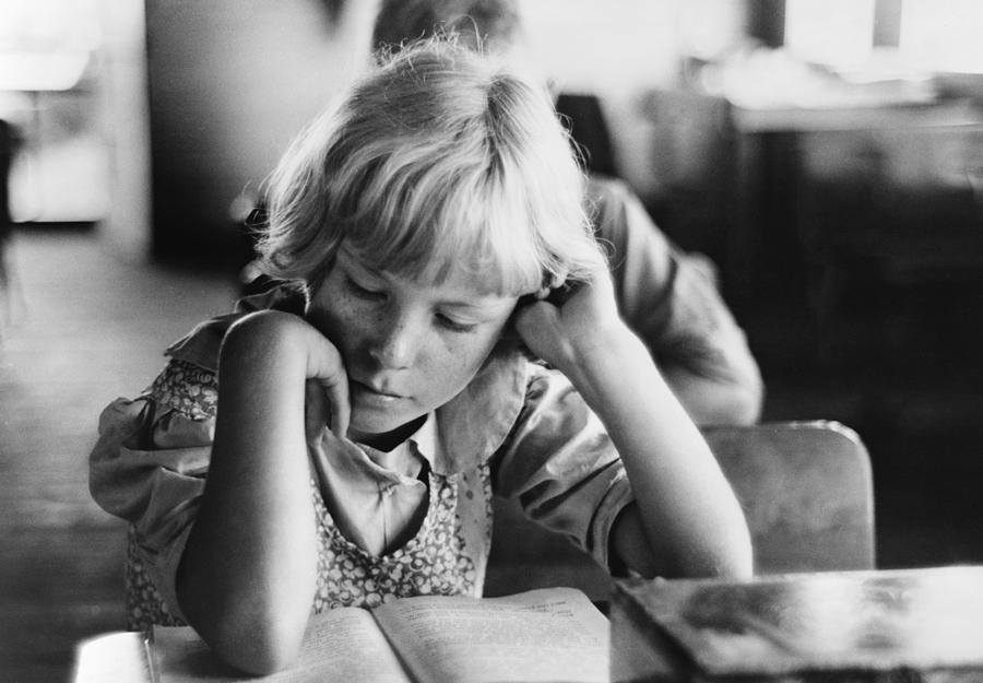 Schoolgirl, 1938 Photograph by Granger