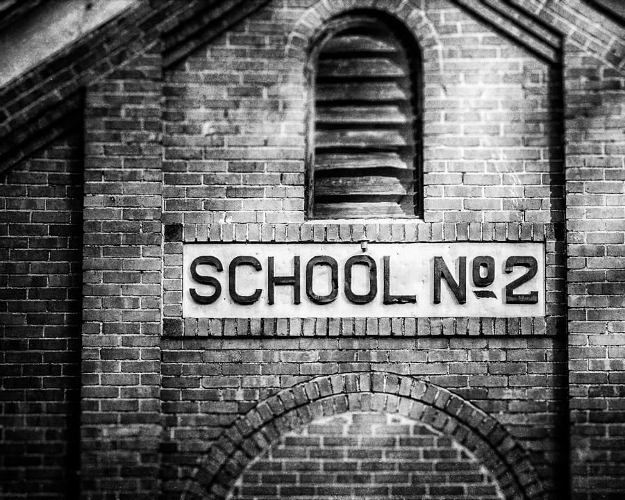 Black And White Photograph - Schoolhouse No. 2 In Black and White by Lisa R