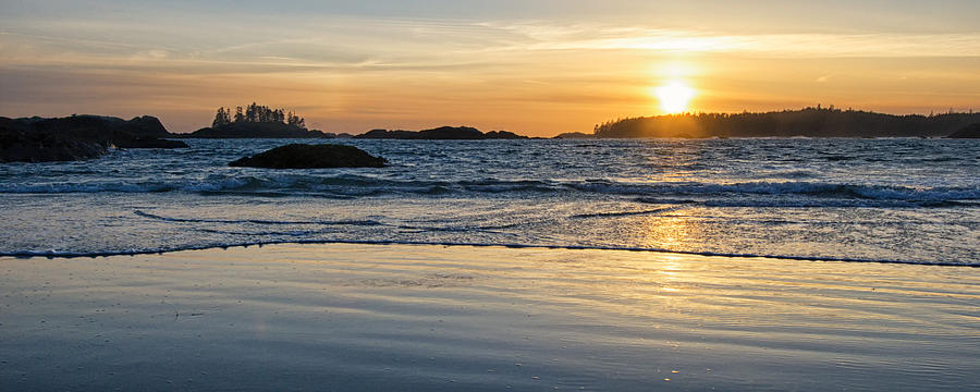 Schooner Bay Sunset Panorama Photograph by Allan Van Gasbeck