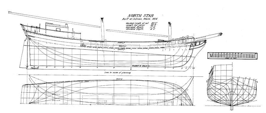 Schooner Plans, 1856 Photograph by Granger - Fine Art America