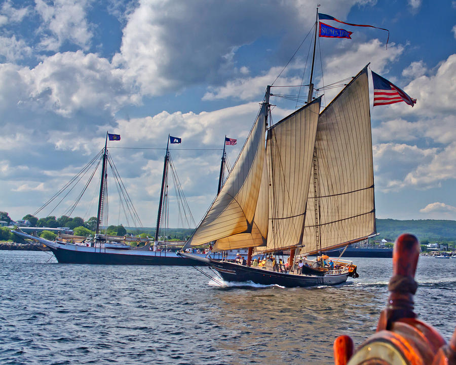 Schooner Stephen Taber Photograph by Jack Zievis | Fine Art America