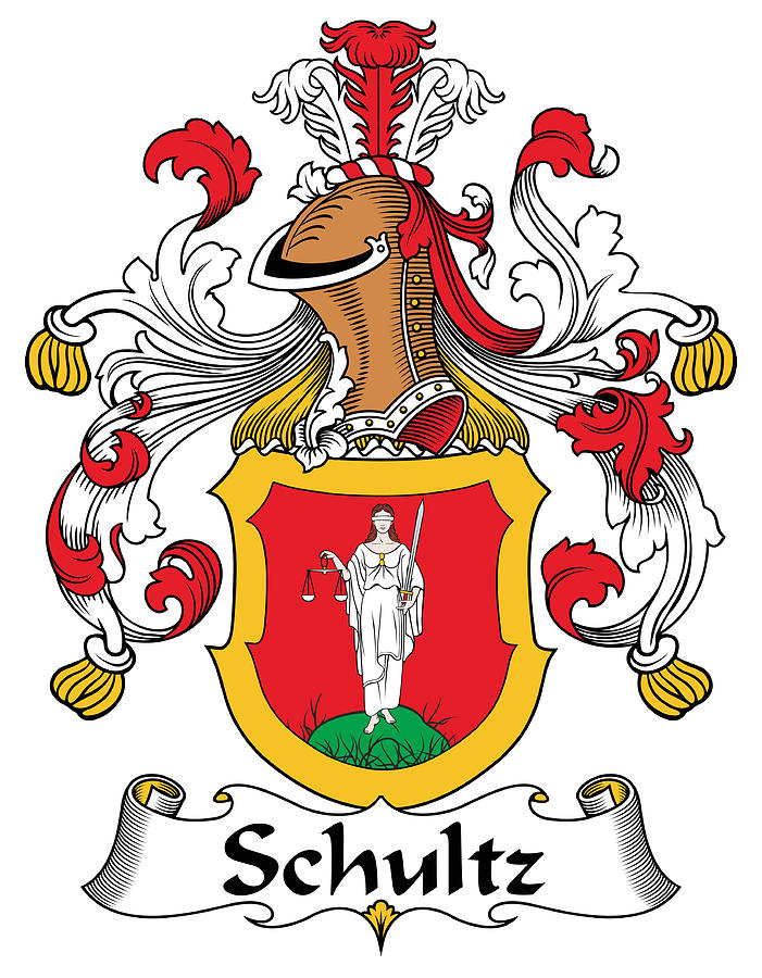 Schultz Coat of Arms German Digital Art by Heraldry - Pixels