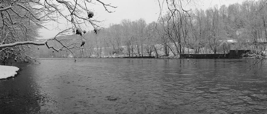 Schuylkill in Black and White Photograph by Michael Porchik