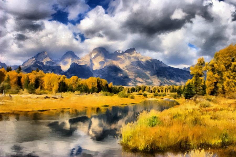 Schwabacher Landing - Painting Painting by Paddrick Mackin - Fine Art ...