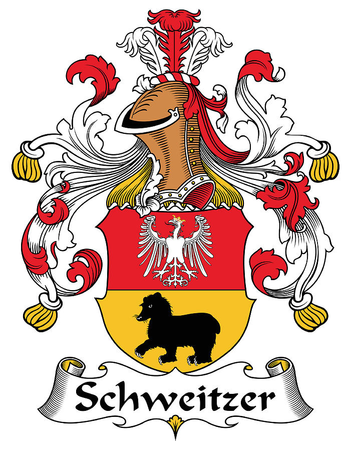 Schweitzer Digital Art - Schweitzer Coat of Arms German by Heraldry