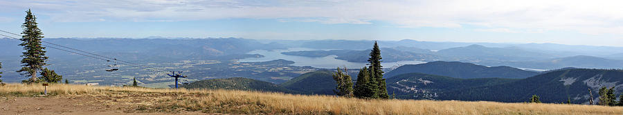 Schweitzer Mountain Panoramic Photograph by Ellen Tully