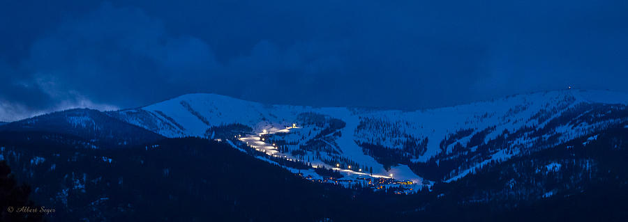 Mountain Photograph - Schweitzer - Winter Solstice 2014  -  141221A-037 by Albert Seger