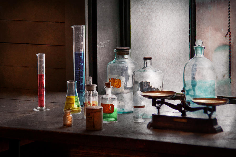 Science - Chemist - Chemistry Equipment  Photograph by Mike Savad