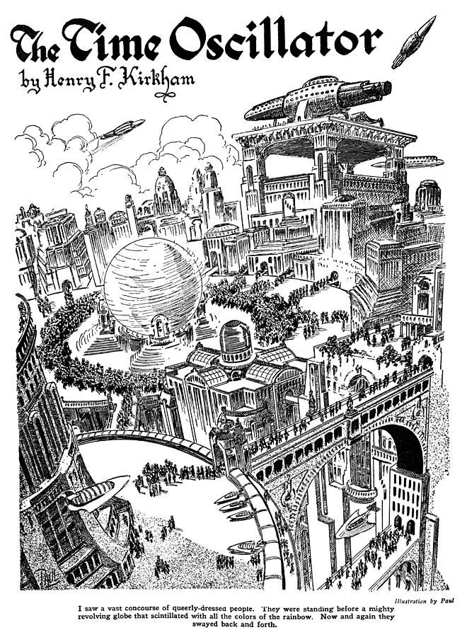 Science Fiction, 1929 Drawing by Granger