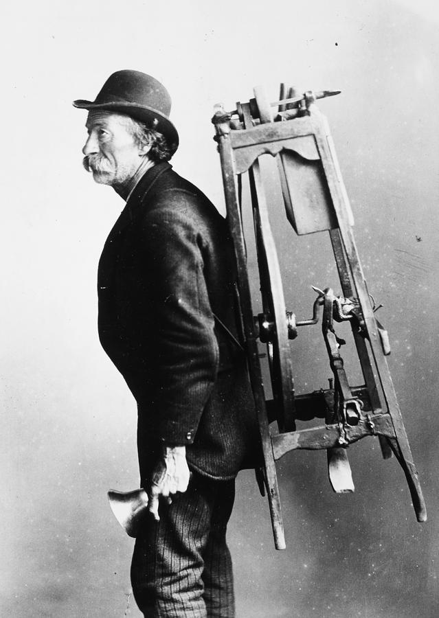 Scissors Grinder, 1891 Photograph by Granger Fine Art America