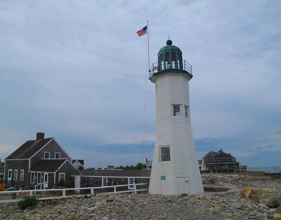 Scituate Light Two Photograph by Barbara McDevitt