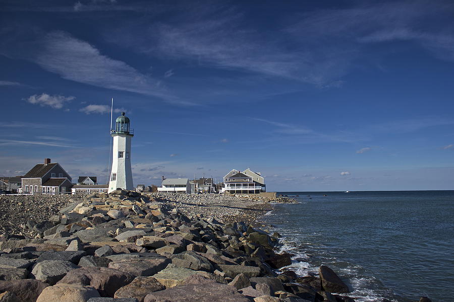 Scituate Lighthouse Photograph by Amazing Jules