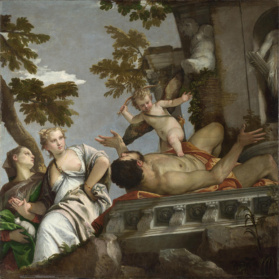 Scorn Painting by Paolo Veronese