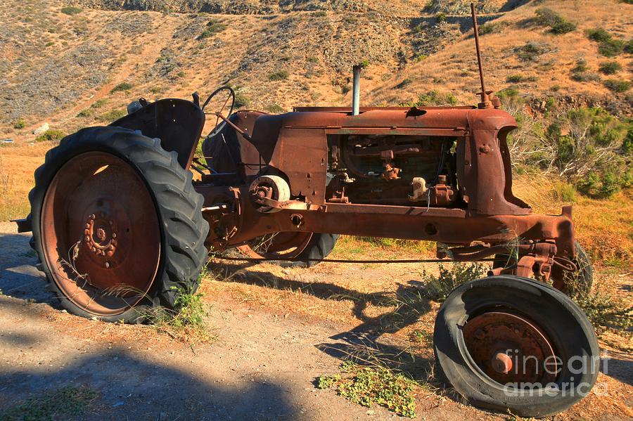Channel Islands National Park Photograph - Scorpion Ranch Tractor by Adam Jewell