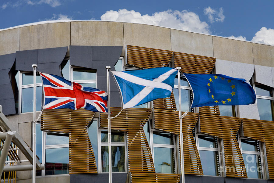 Scottish Parliament Photograph by Diane Macdonald