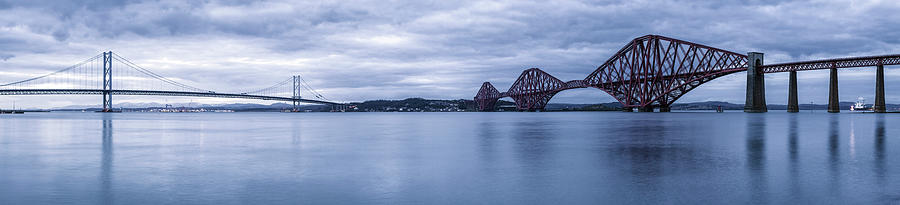 Scotland, Edinburgh, Forth Bridges Photograph by Jason Friend Photography Ltd