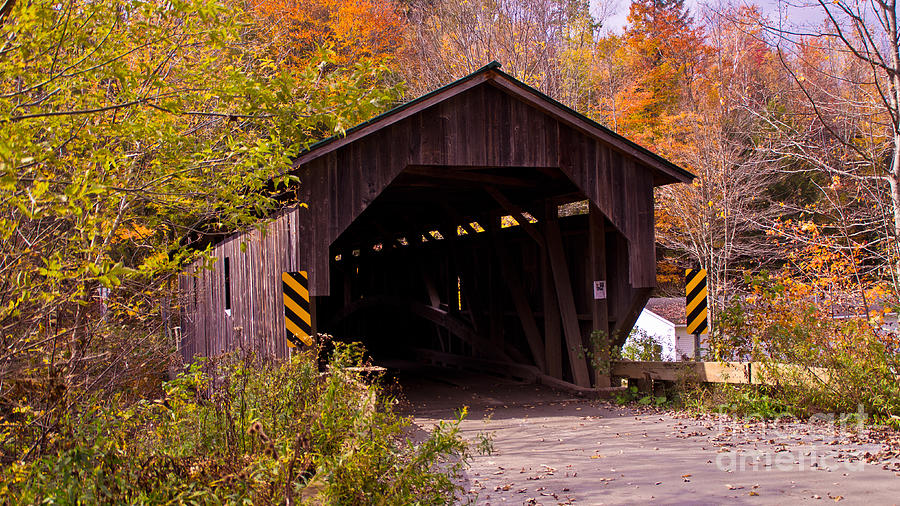 Scott Covered Bridge. Photograph by New England Photography