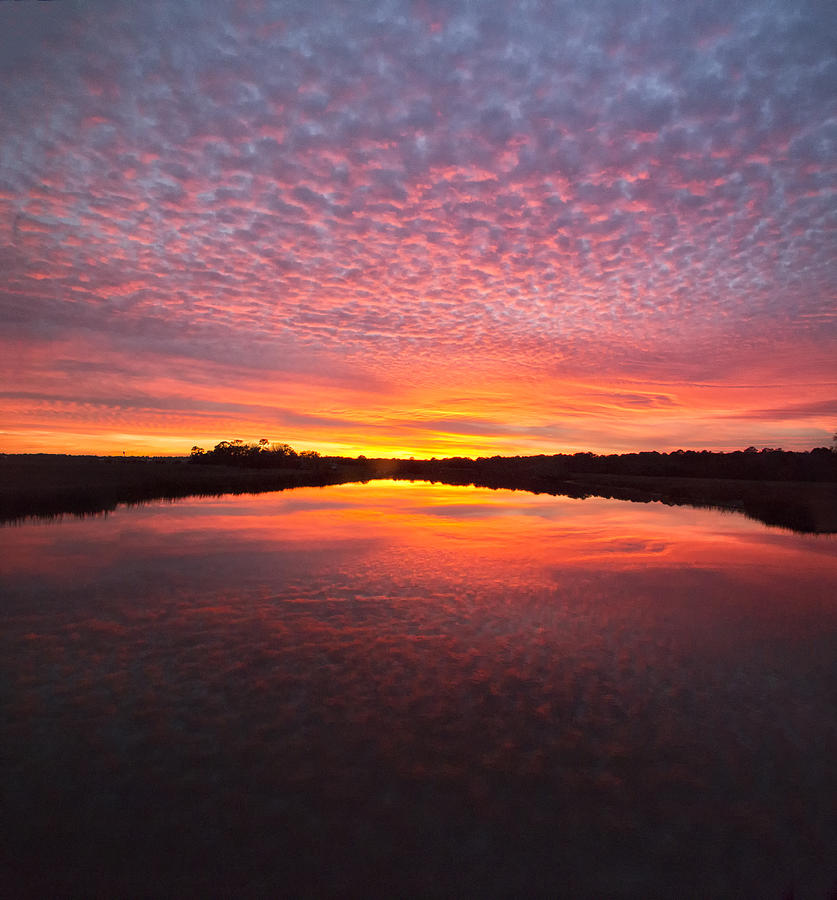 Scott Creek Sunset Panorama 03 Photograph by Jim Dollar