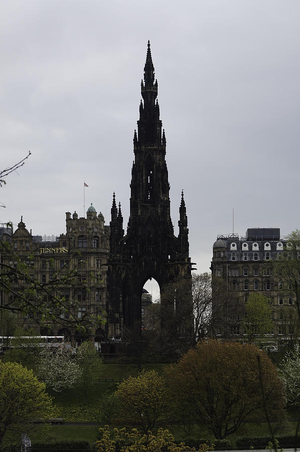 Scott Monument Inside The Princes Street Gardens In Edinburgh Photograph By Ashish Agarwal